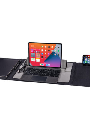 Technology Folder with Wireless Charger and Mouse Pad